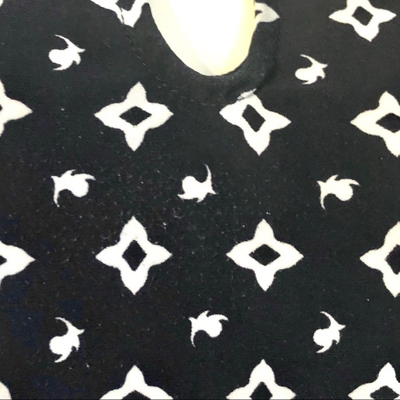 Lauren Ralph Lauren Navy Print Tunic XL GUC - Picture 6 of 8